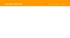 Desktop Screenshot of kustomfirepits.com