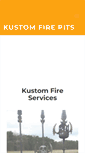 Mobile Screenshot of kustomfirepits.com